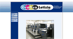 Desktop Screenshot of graficheletizia.it