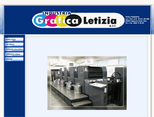 Tablet Screenshot of graficheletizia.it